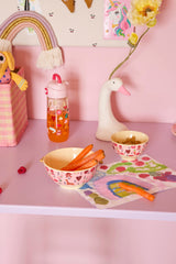 Kleine Schale/ Pink ABC Print