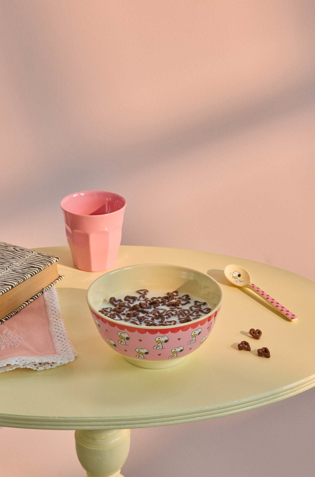Mittlere Schale/ Snoopy Pink