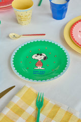 Beilagenteller/ Snoopy Grün