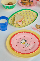 Beilagenteller/ Snoopy Rosa