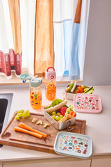 Lunchbox/ ABC Print pink 800 ml