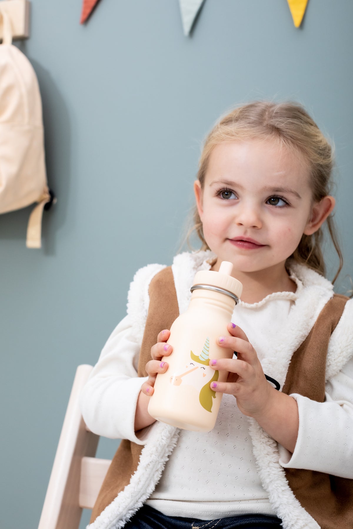 Trinkflasche Mrs. Unicorn 350ml - korbmayer. ganz besonders. für kinder.