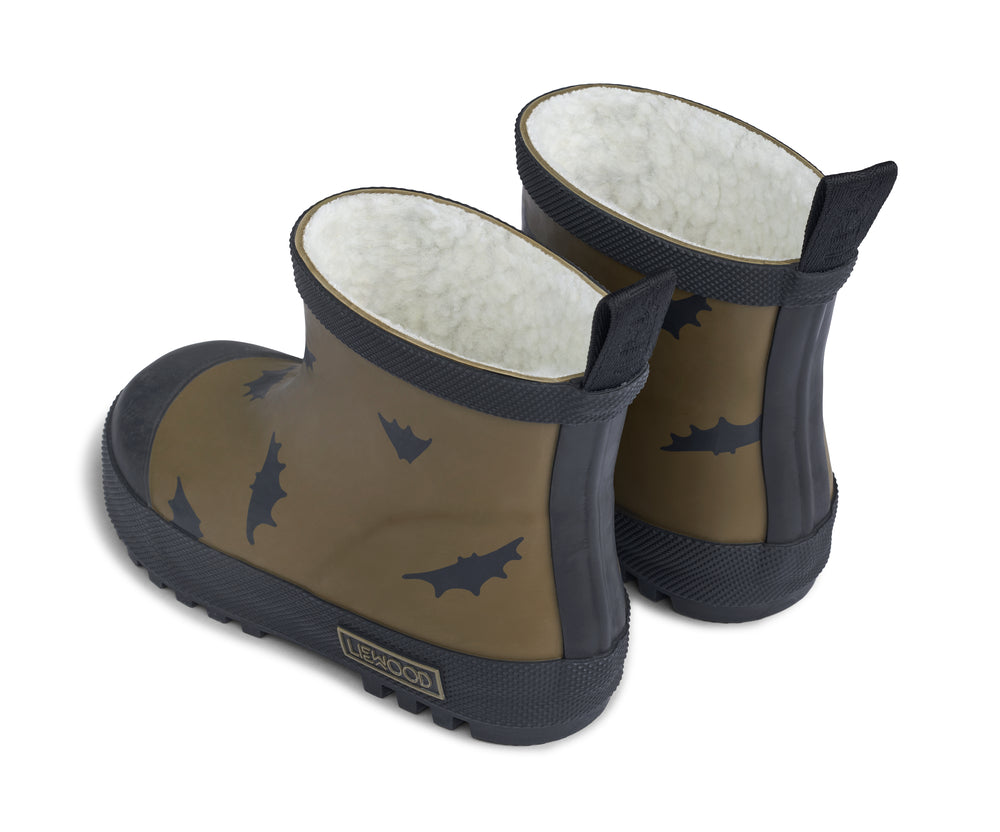 Gefütterte Gummistiefel Jesse/ Bats-KhakiLiewoodGefütterte Gummistiefel Jesse/ Bats-Khakikorbmayer. ganz besonders. für kinder.