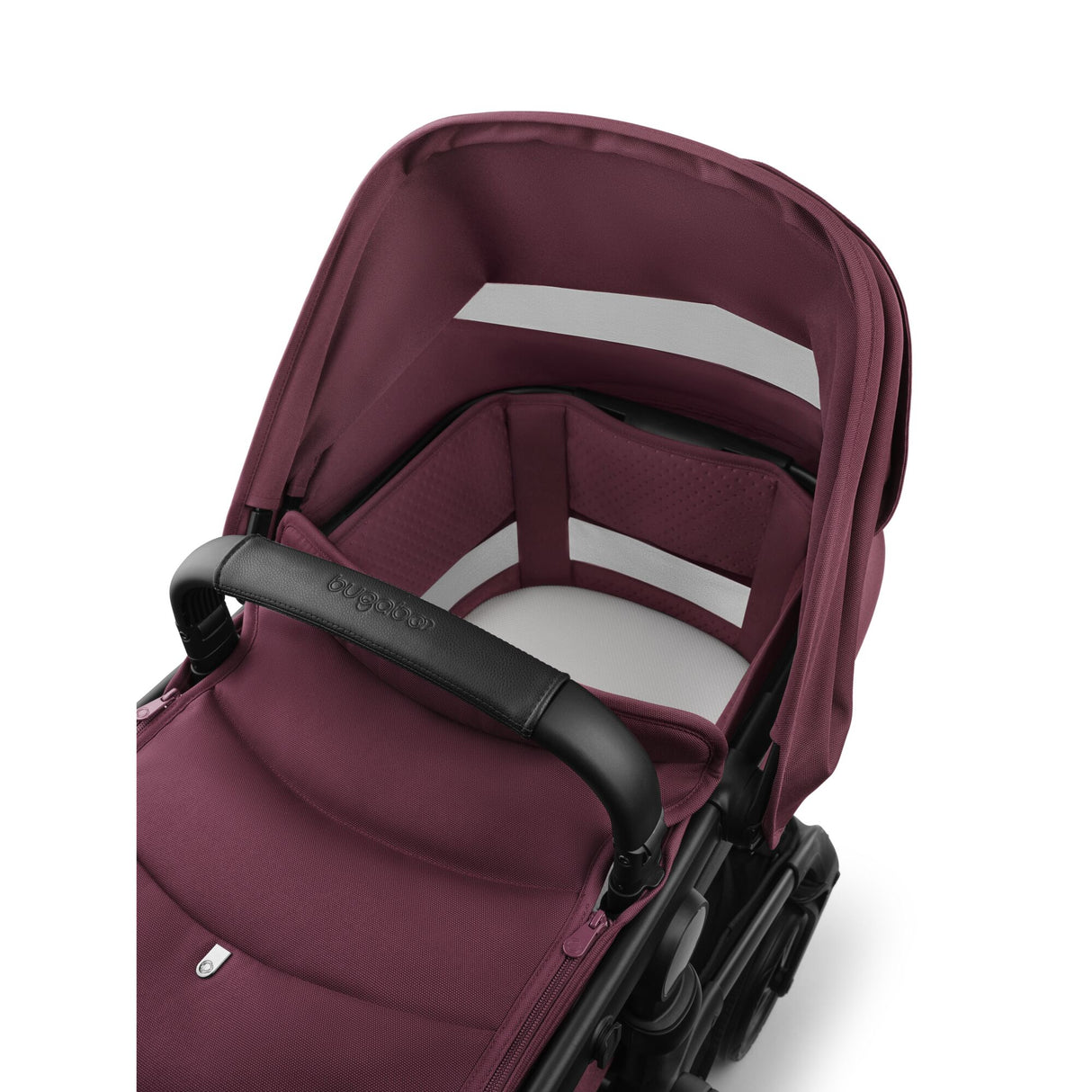 Bugaboo Fox 5 Renew Komplett Black/Dark Cherry-Dark Cherry