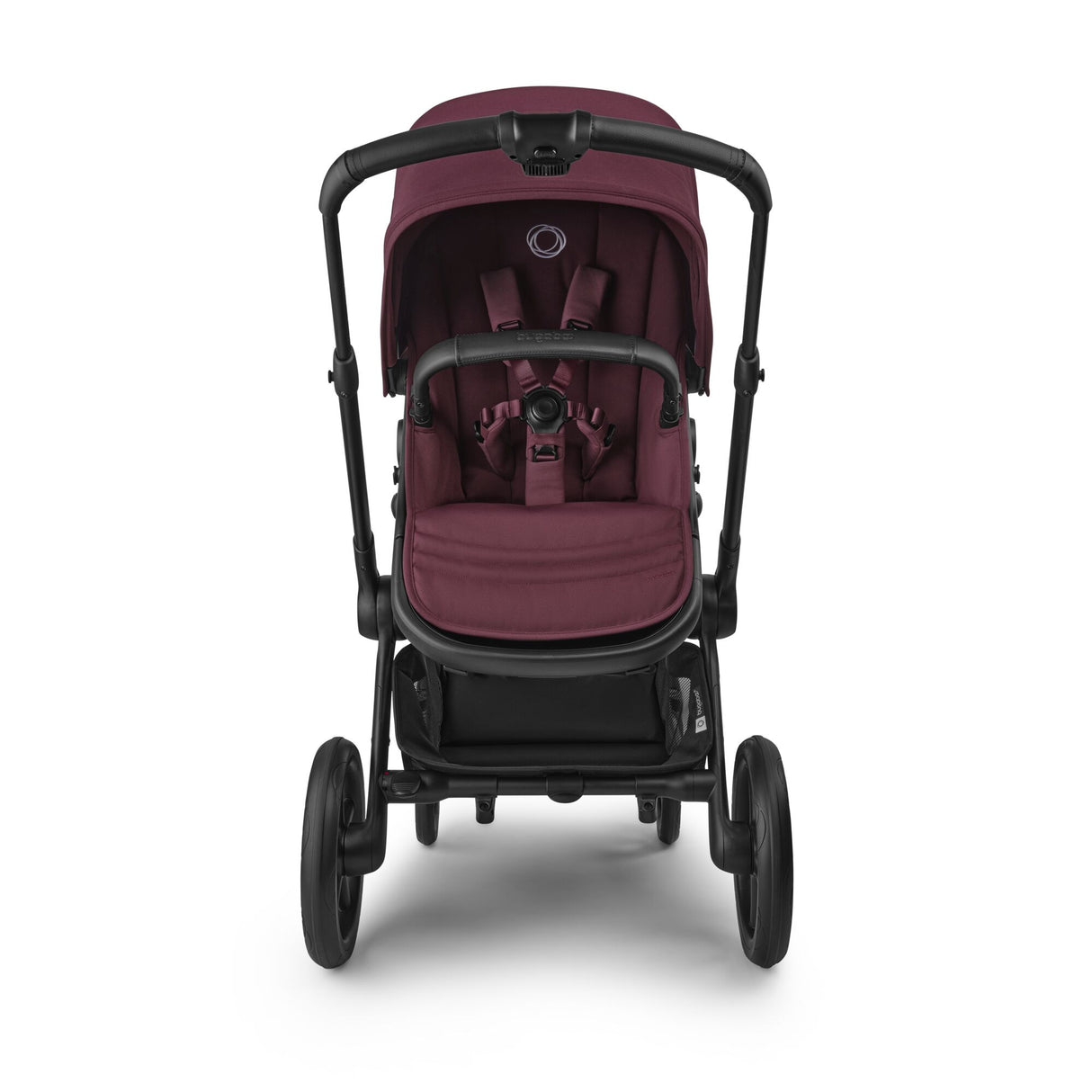 Bugaboo Fox 5 Renew Komplett Black/Dark Cherry-Dark Cherry