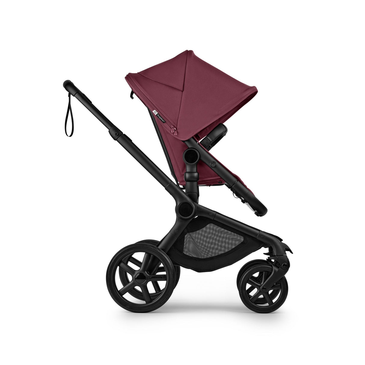 Bugaboo Fox 5 Renew Komplett Black/Dark Cherry-Dark Cherry