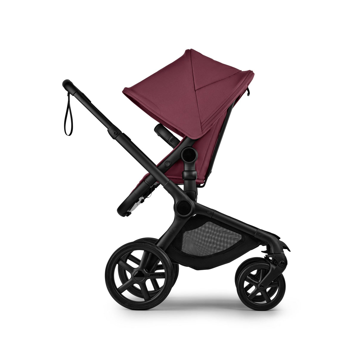 Bugaboo Fox 5 Renew Komplett Black/Dark Cherry-Dark Cherry