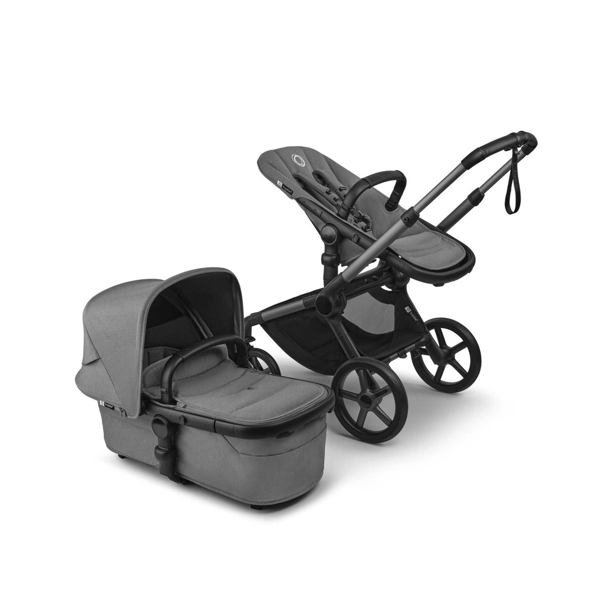 Bugaboo Fox 5 Renew Komplett Graphite/Moon Grey-Moon Grey