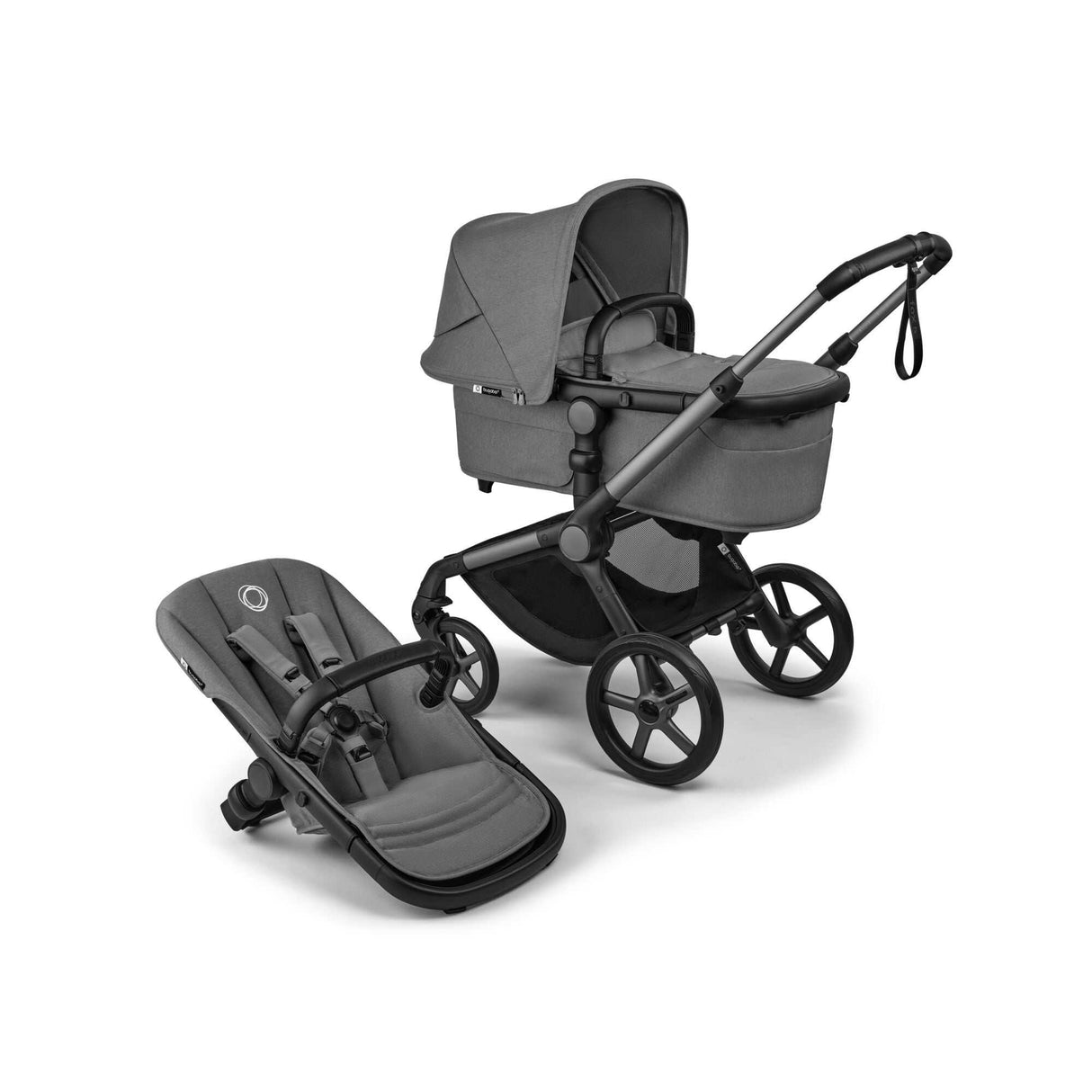 Bugaboo Fox 5 Renew Komplett Graphite/Moon Grey-Moon Grey