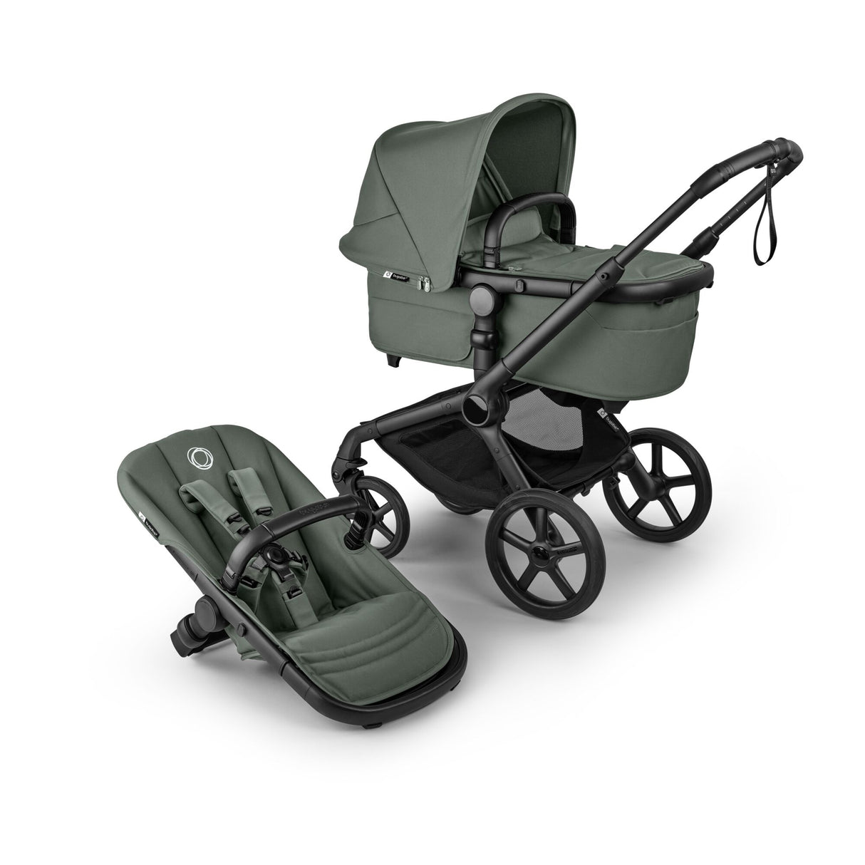 Bugaboo Fox 5 Renew Komplett Black/Forest