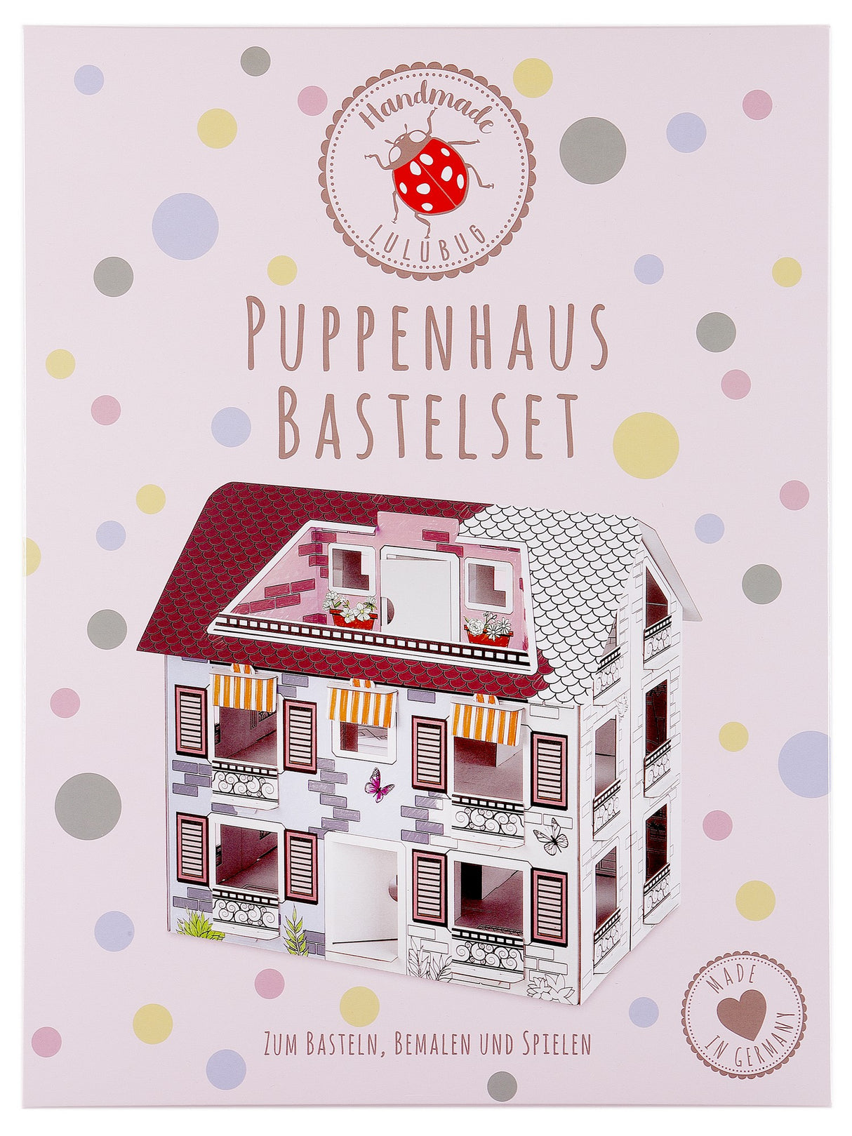 Puppenhaus Bastelset zum Bemalen