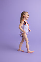 Schwimmweste/ Lila Leopard 3-6 Jahre
