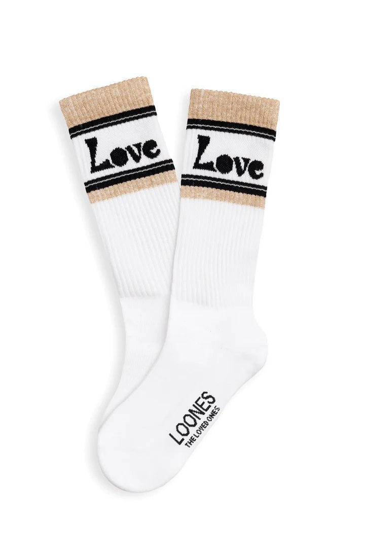 Socken Love Glitters