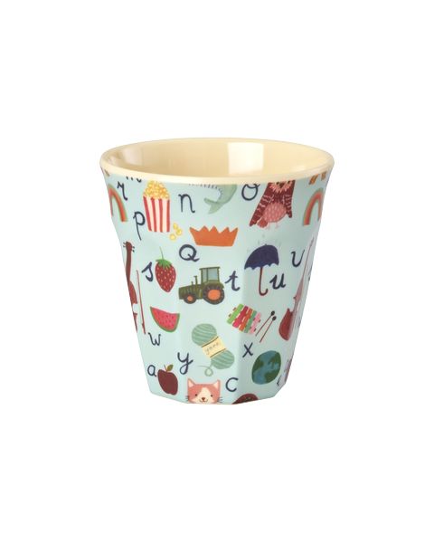 Becher/ Blue ABC Print 250ml