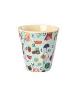 Becher/ Blue ABC Print 250ml