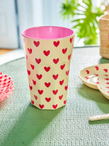 Großer Becher / Heart Print 400 ml