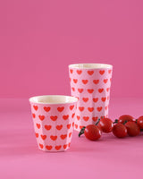 Becher/ Heart Print 250 ml