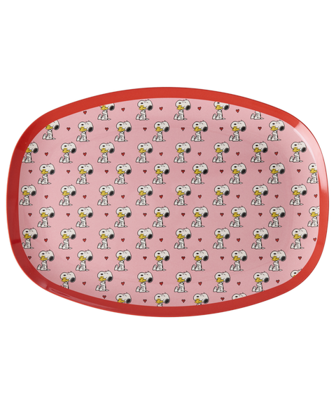 Servierteller Snoopy Pink