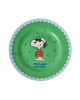 Beilagenteller/ Snoopy Grün