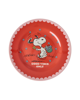 Beilagenteller/ Snoopy Rot