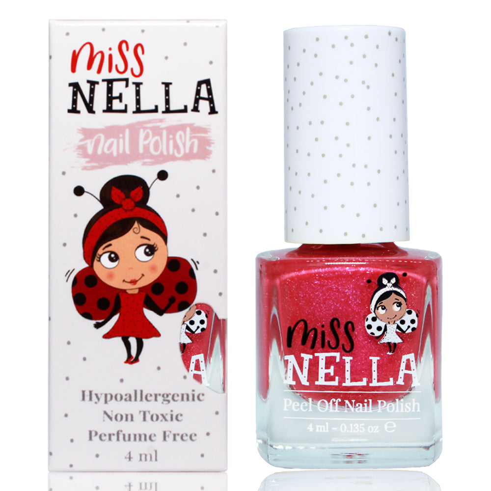 Peel-Off Nagellack Tickle Me PinkMiss NellaNagellack Ticklekorbmayer. ganz besonders. für kinder.