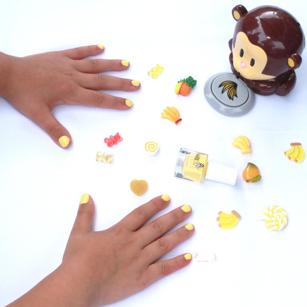 Peel-Off Nagellack Banana SplitMiss NellaNagellack Banana Splitkorbmayer. ganz besonders. für kinder.