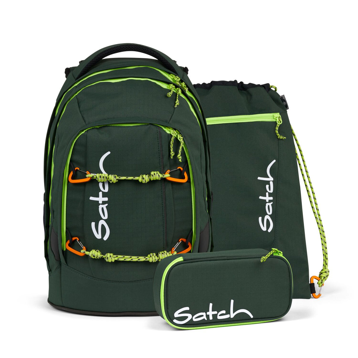 pack Rucksack Green Explorer 3 teilig