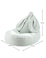 Bunny Beanbag/ Misty Green