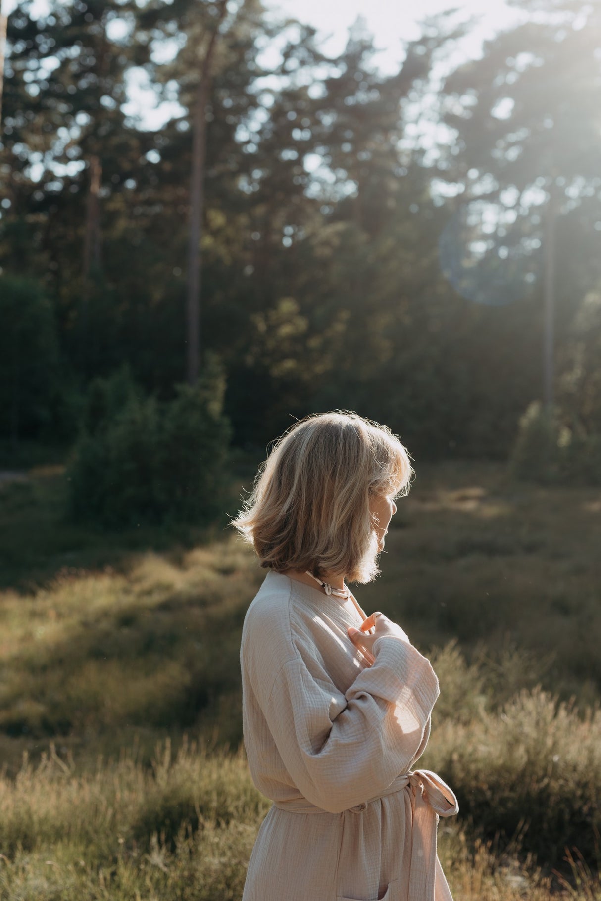 Moms-Kimono/ natur