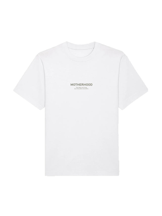 MOTHERHOOD Damen T-Shirt weiss - korbmayer. ganz besonders. für kinder.