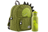 Schulset - Rucksack & Trinkflasche - Mr. Dino