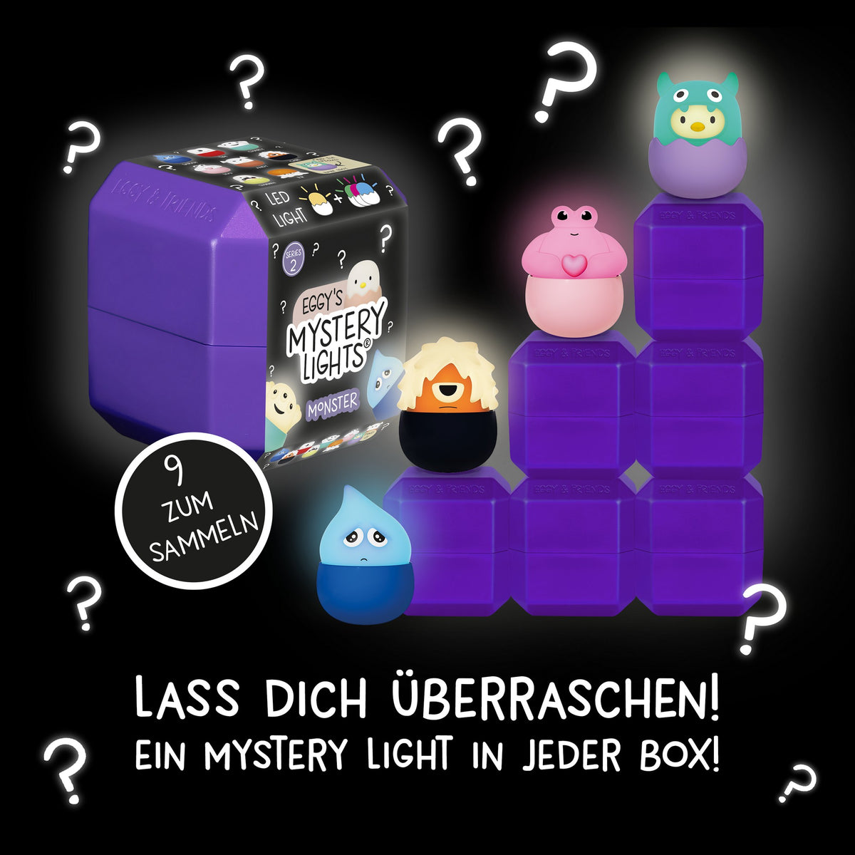 Eggys Mystery Lights/ Monster (1Stück)