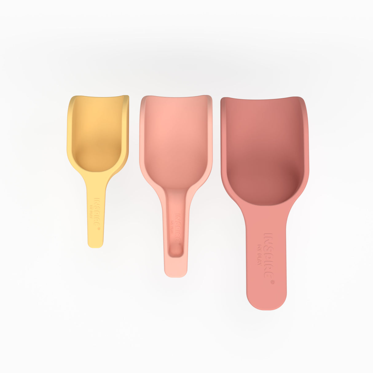 Sensorik Schaufel-Set Coral/Yellow