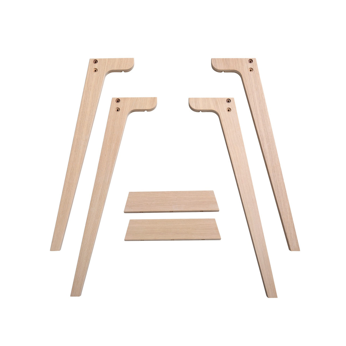 Wood Extra Tischbeinset für Schreibtisch (66cm)