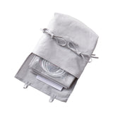 Wood Vorhang für Etagenbett & halbhohes Hochbett (128cm)- grau