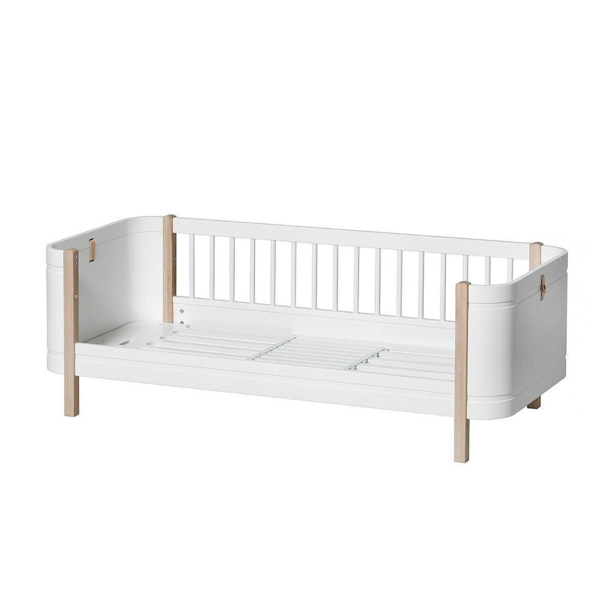 Wood Mini+ Juniorbett (68x162cm) weiß/ Eiche