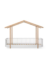 Wood Hausbett 90x200 cm weiß/Eiche