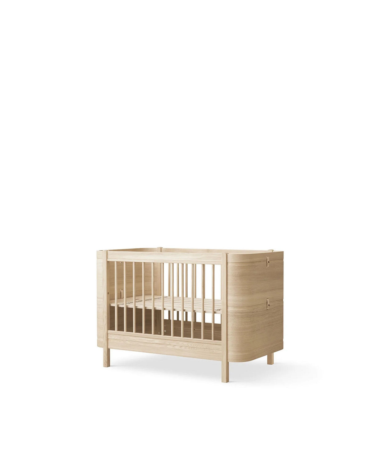 Wood Mini+ Babybett inkl. Umbauset Juniorbett (68x122/162)/ eiche