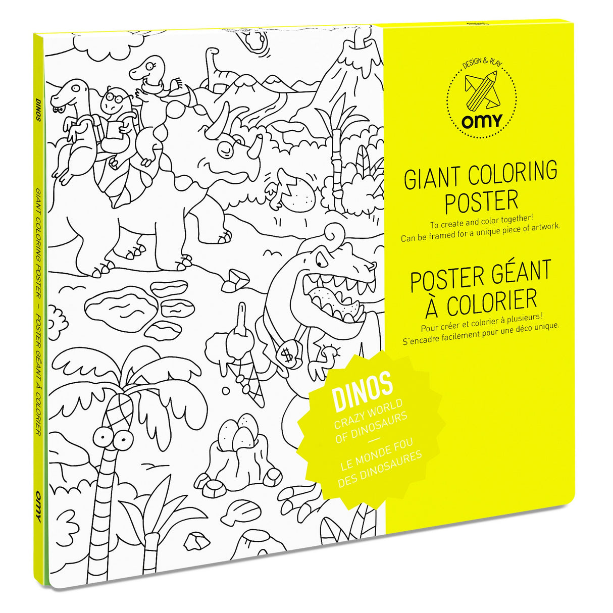 Giant Coloring  Poster / Dinos