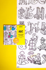 Giant Coloring  Poster/ Abc