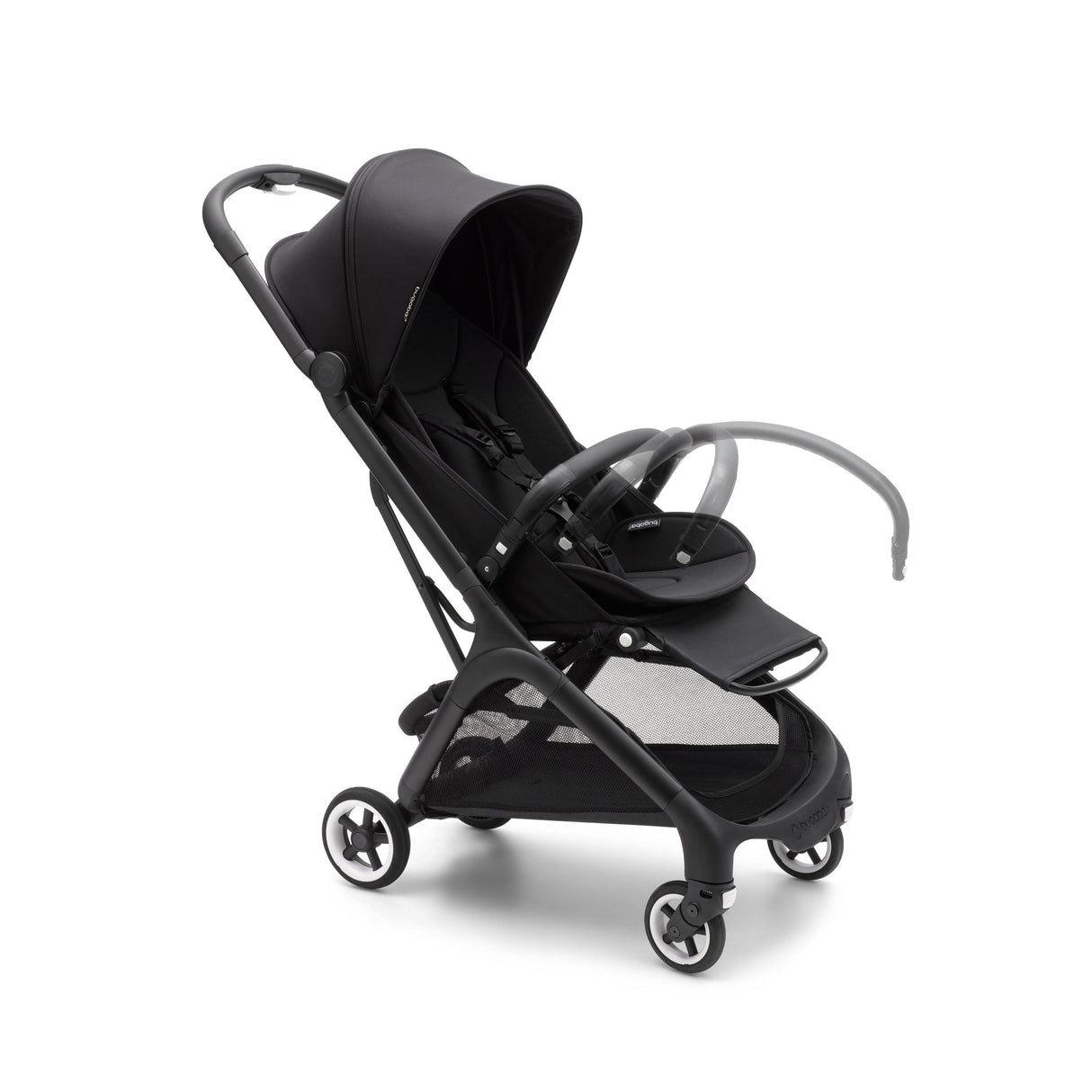 Bugaboo Butterfly City-Kinderwagen komplett schwarz/schwarz