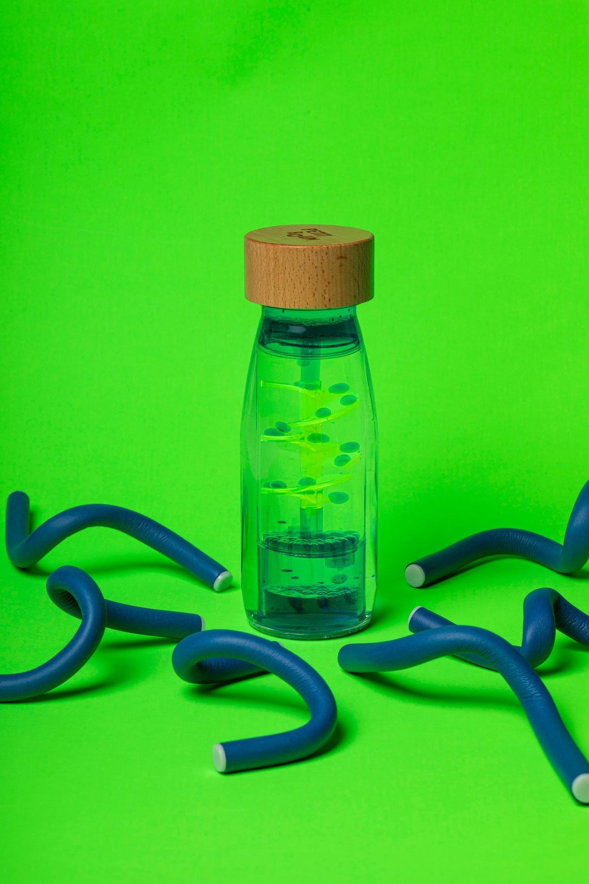 Sensory Bottle/ Spirale Blau