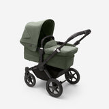 Bugaboo Donkey 5 Mono komplett Schwarz/Waldgrün