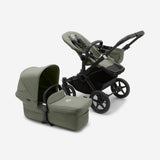 Bugaboo Donkey 5 Mono komplett Schwarz/Waldgrün