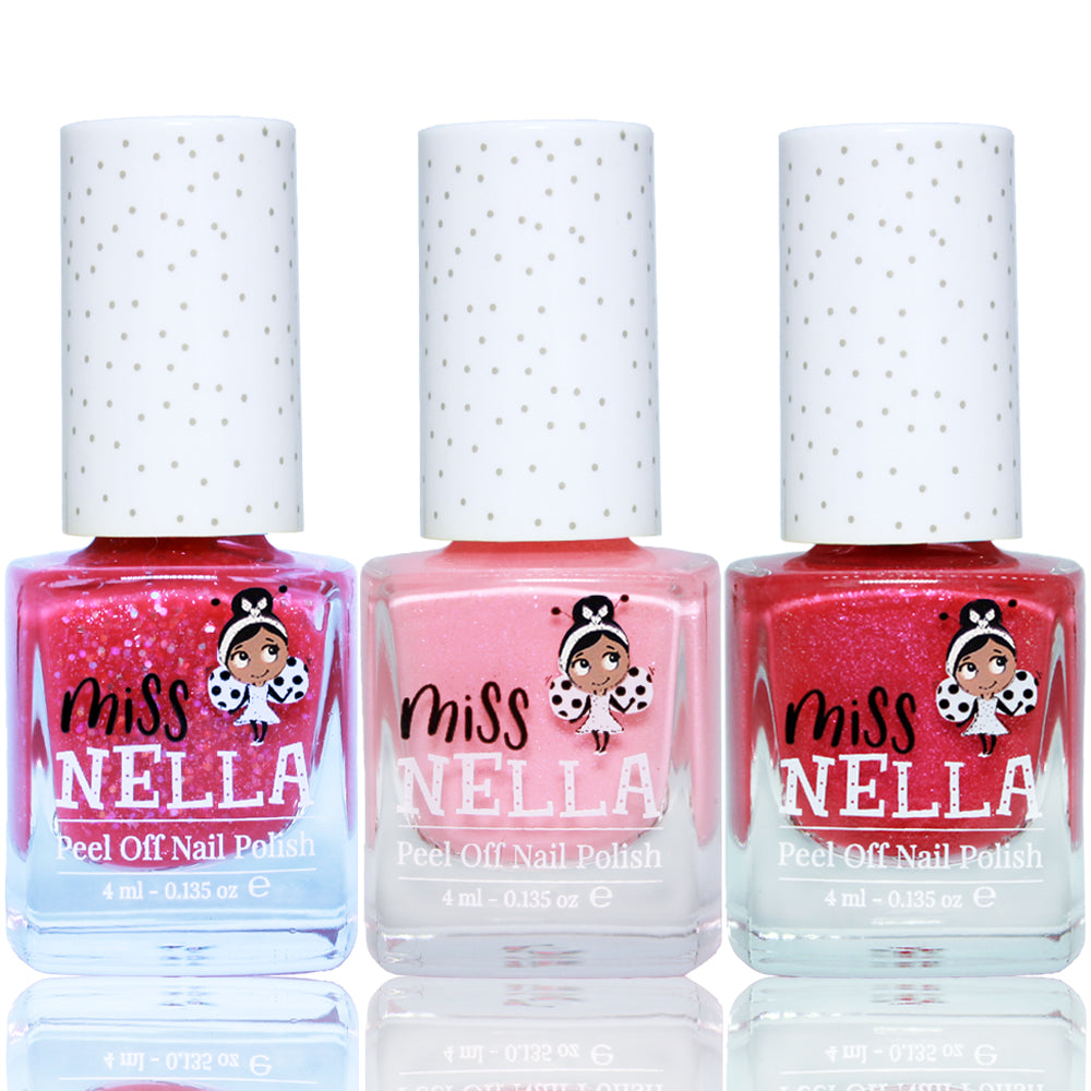 Nagellackset 3 Stück Pink Glitter AttackMiss NellaNagellackset 3 Stück Pink Glitter Attackkorbmayer. ganz besonders. für kinder.