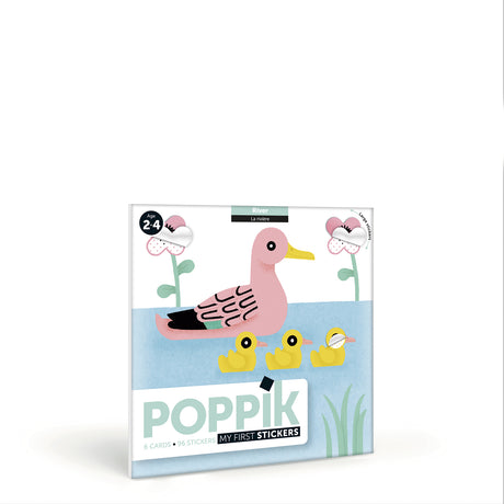 Poppik Stickerkarten - Meine ersten Sticker/ SeePoppikPoppik Stickerkarten - Meine ersten Sticker/korbmayer. ganz besonders. für kinder.