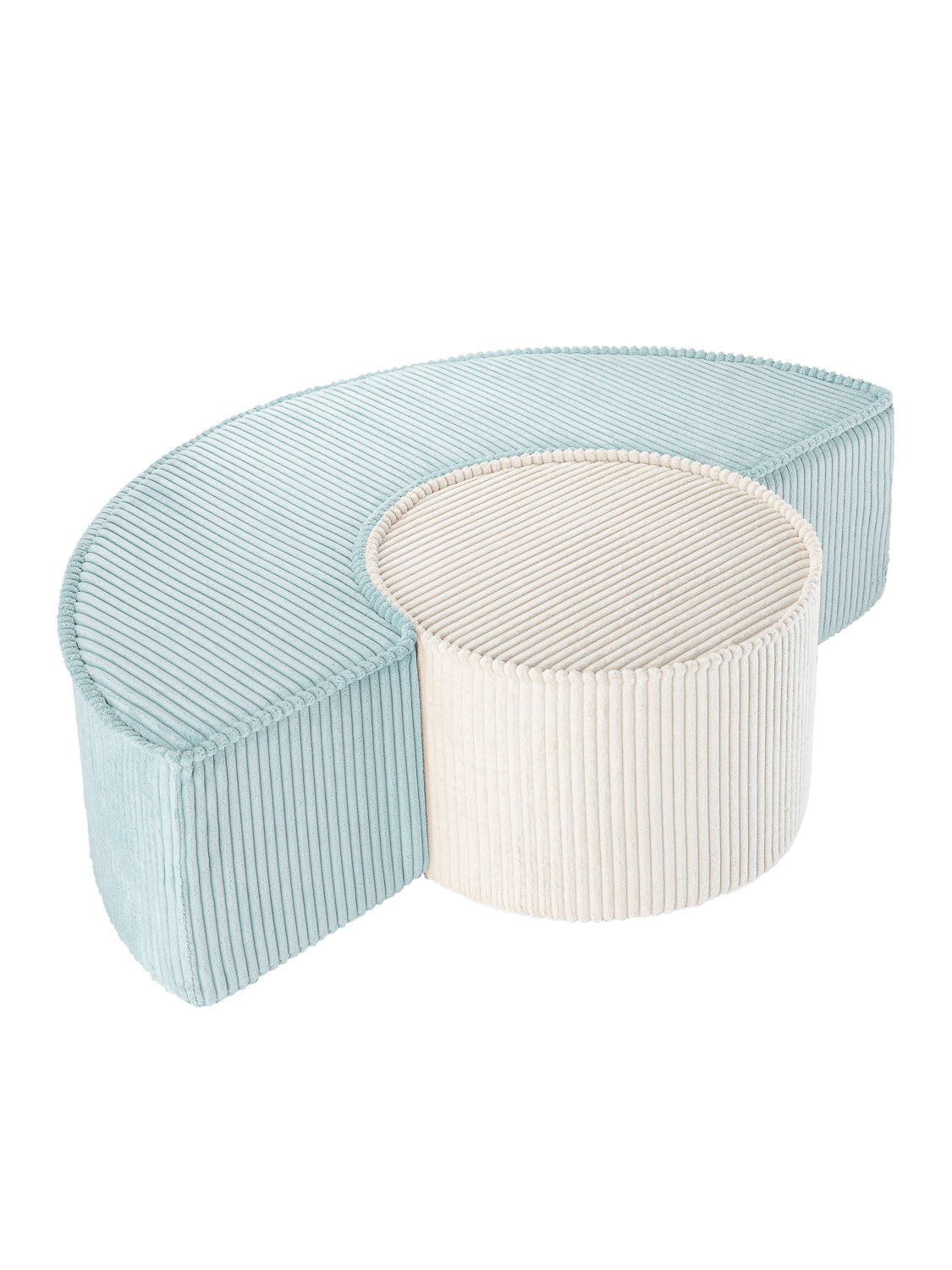 Pouffe Set/ Peppermint Green - korbmayer. ganz besonders. für kinder.