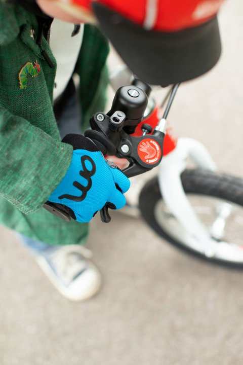 woom Radhandschuhe grün 13,5 cm