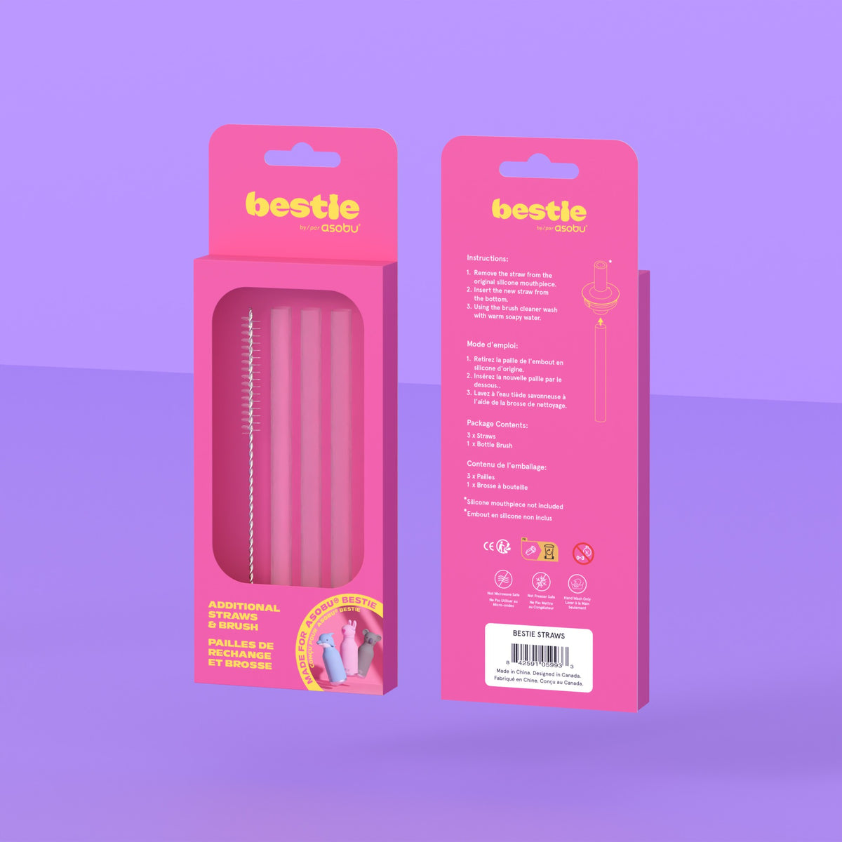 Bestie Strohhalm Set