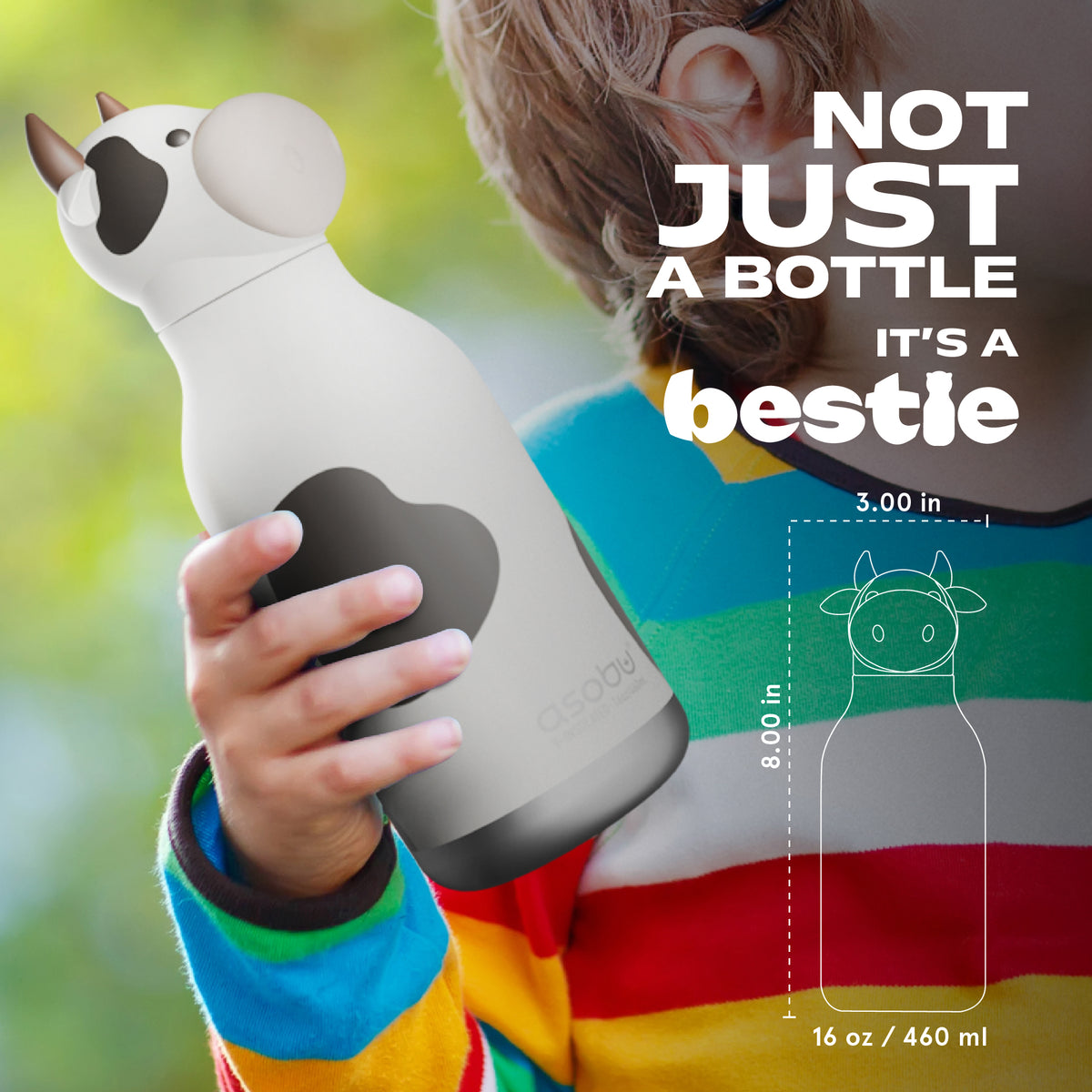 Trinkflasche Bestie- Kuh